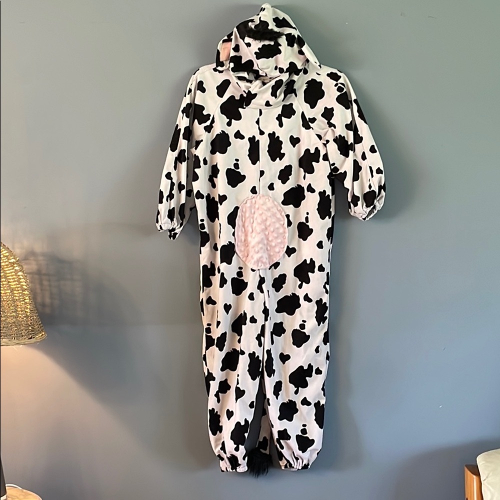 Cow Print Hooded Onesie